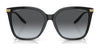 Ralph Lauren THE JACQUIE RL8209 Sunglasses | Size 57 / Shiny Black / Gradient Grey (3N 13%) №50018G