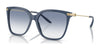 Ralph Lauren THE JACQUIE RL8209 Sunglasses | Size 57 / Shiny Navy Opaline Blue / Clear Gradient Light Blue (1N 46%) №537719