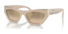 Ralph Lauren THE KIERA RL8218U Sunglasses | Size 55 / Solid Beige / Flash Gold (3N 15.4%) №61086Y
