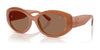 Ralph Lauren RL8232U Sunglasses | Size 55 / Transparent Amber / Brown (3N 14.5%) №624473