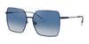 Ralph RA4132 Sunglasses | Size 58 / Shiny Electric Blue №90454L / Gradient Blue (2N 25%)