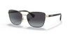 Ralph RA4137 Sunglasses / Shiny Black №94438G / Gradient Grey (3N 15.2%) / Size 56