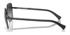 Ralph RA4141 Sunglasses | Size 58 / Shiny Black №90038G / Gradient Grey (3N 13%)