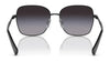 Ralph RA4141 Sunglasses | Size 58 / Shiny Black №90038G / Gradient Grey (3N 13%)
