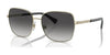 Ralph RA4141 Sunglasses | Size 58 / Shiny Pale Gold №91168G / Gradient Grey (3N 15.6%)