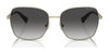 Ralph RA4141 Sunglasses | Size 58 / Shiny Black №90038G / Gradient Grey (3N 13%)