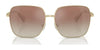 Ralph RA4142 Sunglasses | Size 59 / Shiny Pale Gold / Brown Mirror Gradient (2N 26.8%) №9116B8