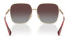 Ralph RA4142 Sunglasses | Size 59 / Shiny Pale Gold / Brown Mirror Gradient (2N 26.8%) №9116B8