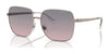Ralph RA4142 Sunglasses | Size 59 / Shiny Rose Gold / Light Brown Gradient Violet (2N 39.5%) №942768