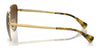 Ralph RA4144 Sunglasses | Size 58 / Shiny Pale Gold / Gradient Brown Mirror Silver (2N 26.8%) №9116B8