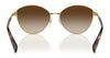 Ralph RA4145 Sunglasses | Size 57 / Shiny Gold / Gradient Brown (3N 16%) №900413