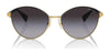 Ralph RA4145 Sunglasses | Size 57 / Shiny Gold / Gradient Brown (3N 16%) №900413