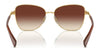 Ralph RA4146 Sunglasses | Size 58 / Shiny Gold / Gradient Brown (3N 15.8%) №945813