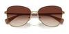 Ralph RA4146 Sunglasses | Size 58 / Shiny Gold / Gradient Brown (3N 15.8%) №945813