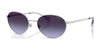 Ralph RA4148 Sunglasses | Size 55 / Shiny Silver / Azure Gradient Blue (2N 22.9%) №90014Q