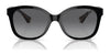 Ralph RA5191 Sunglasses | Size 55 / Shiny Black / Gradient Grey (Polarized) (3P 13%) №5001T3