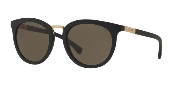 Ralph RA5207 Sunglasses | Size 52 / Matte Black №105873 / Brown (3N 12%)