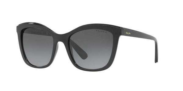Ralph RA5252 Sunglasses / Shiny Black №5001T3 / Polar Gradient Light Grey (3P 13%) / Size 55