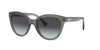 Ralph RA5260 Sunglasses / Shiny Transparent Grey №57998G / Gradient Grey (3N 15.2%) / Size 53