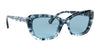 Ralph RA5264 Sunglasses | Size 55 / Blue Havana / Light Blue Flash Mirror Green (2N 39.3%) №5844E3