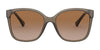 Ralph RA5268 Sunglasses | Size 56 / Shiny Transparent Brown №588313 / Light Brown Gradient Dark Brown (2N 25.5%)