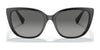 Ralph RA5274 Sunglasses | Size 56 / Shiny Black / Gradient Grey (Polarized) (3P 13%) №5001T3