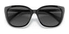 Ralph RA5274 Sunglasses | Size 56 / Shiny Black / Gradient Grey (Polarized) (3P 13%) №5001T3