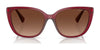 Ralph RA5274 Sunglasses | Size 56 / Shiny Black / Gradient Grey (Polarized) (3P 13%) №5001T3