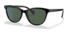 Ralph RA5275 Sunglasses | Size 55 / Shiny Black On Dark Havana №591871 / Green (3N 14.0%)