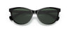 Ralph RA5275 Sunglasses | Size 55 / Shiny Black On Dark Havana №591871 / Green (3N 14.0%)
