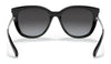 Ralph RA5276 Sunglasses | Size 56 / Black With Matte Black Details №50018G / Gradient Grey (3N 15.2%)