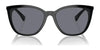 Ralph RA5280 Sunglasses | Size 55 / Shiny Black №500180 / Blue (2N 23.5%)