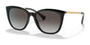 Ralph RA5280 Sunglasses | Size 55 / Shiny Black №50018G / Gradient Grey (3N 15.6%)