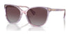 Ralph RA5282U Sunglasses | Size 55 / Shiny Striped Purple №603662 / New Color №603662 (3P 16.5%)