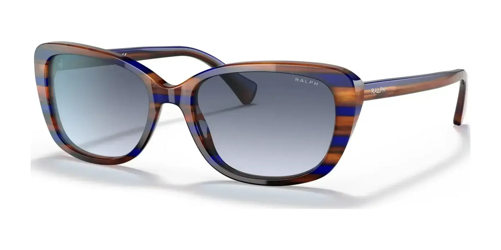 Ralph RA5283 Sunglasses Striped Brown Blue / Gradient Light Blue Ralph RA5283 Sunglasses Striped Brown Blue / Gradient Light Blue