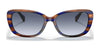 Ralph RA5283 Sunglasses | Size 55 / Striped Brown №59863G / Brown (3N 14.0%)