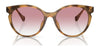 Ralph RA5285U Sunglasses | Size 54 / Shiny Dark Havana №500377 / Pink Gradient (1N 47.4%)