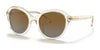Ralph RA5286U Sunglasses | Size 52 / Shiny Pinot Grigio / Amber Gradient Brown (Polarized) (3P 14%) №5034T5