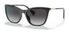 Ralph RA5289 Sunglasses | Size 55 / Shiny Black №50018G / Gradient Grey (3N 13.2%)