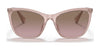 Ralph RA5289 Sunglasses | Size 55 / Shiny Black №50018G / Gradient Grey (3N 13.2%)