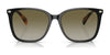 Ralph VVCV RA5293 Sunglasses | Size 56 / Shiny Black / Gradient Brown (Polarized) (3P 13%) №6037T3