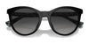 Ralph RA5294U Sunglasses | Size 53 / Shiny Black / Gradient Grey (3N 13.2%) №500187