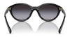 Ralph RA5295U Sunglasses | Size 54 / Shiny Black №50018G / Gradient Grey (3N 13%)
