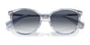 Ralph RA5296 Sunglasses | Size 55 / Shiny Striped Blue Brown №6035X0 / Gradient Violet (2N 35.5%)