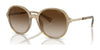 Ralph RA5297U Sunglasses | Size 54 / Shiny Mlky Light Brown №600413 / Gradient Brown (3N 16%)