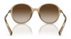 Ralph RA5297U Sunglasses | Size 54 / Shiny Mlky Light Brown №600413 / Gradient Brown (3N 16%)
