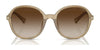 Ralph RA5297U Sunglasses | Size 54 / Shiny Mlky Light Brown №600413 / Gradient Brown (3N 16%)