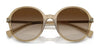 Ralph RA5297U Sunglasses | Size 54 / Shiny Mlky Light Brown №600413 / Gradient Brown (3N 16%)
