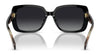 Ralph RA5298U Sunglasses | Size 55 / Shiny Black / Gradient Grey (3N 13%) №50018G