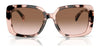 Ralph RA5298U Sunglasses | Size 55 / Shiny Black / Gradient Grey (3N 13%) №50018G